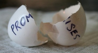 Are you tired of broken promises?