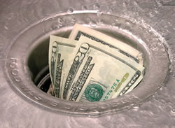 Does your commission drain here?